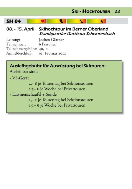 LU-alpin 1/2004 - Deutscher Alpenverein Sektion Ludwigshafen eV