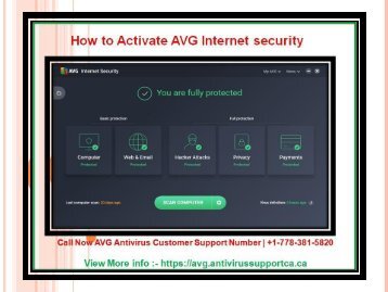 How to Activate AVG Internet security?