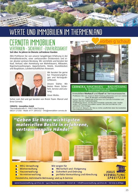 wasistlos Bad Füssing Magazin September 2018