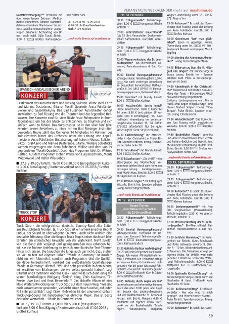 wasistlos Bad Füssing Magazin September 2018