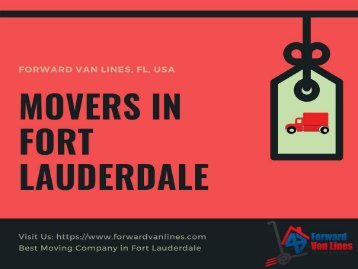 Best Movers in Fort Lauderdale, USA | Forward Van Lines