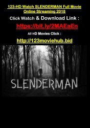 BUZZ-HD Watch SLENDERMAN Full Movie Online Streaming 2018 F-R-E-E TOP