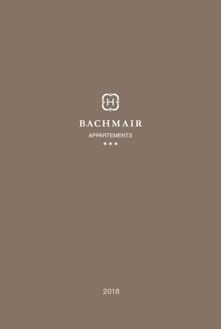 Bachmair Katalog 2018