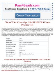 Cisco 210-255 Exam Dumps PDF (2018 Updated) - 210-255 Online Practice Test