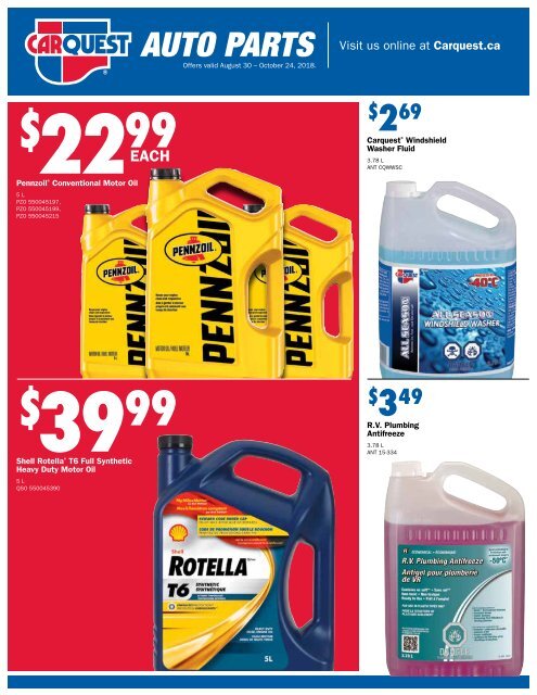 Carquest Sale Flyer