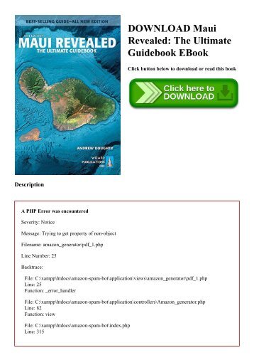 DOWNLOAD Maui Revealed The Ultimate Guidebook EBook