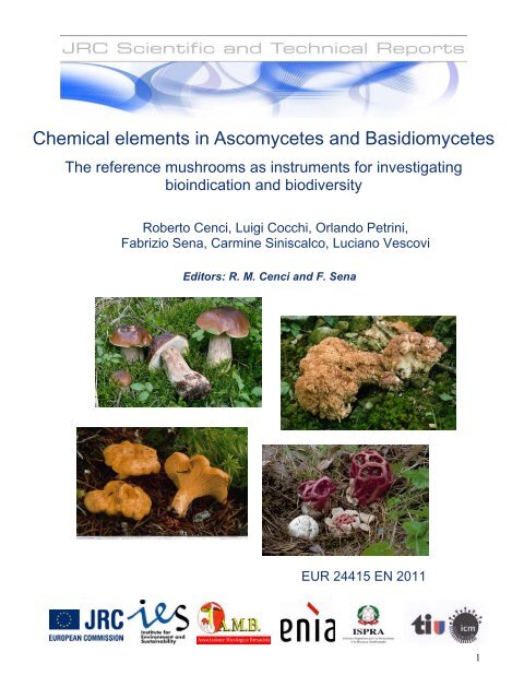 elements in mushrooms-24415-en 2011.pdf - JRC Publications ...