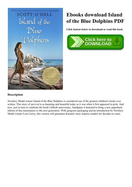 Ebooks Download Island Of The Blue Dolphins Pdf