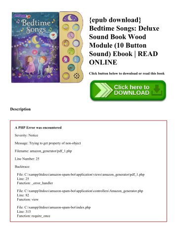 {epub download} Bedtime Songs Deluxe Sound Book Wood Module (10 Button Sound) Ebook  READ ONLINE