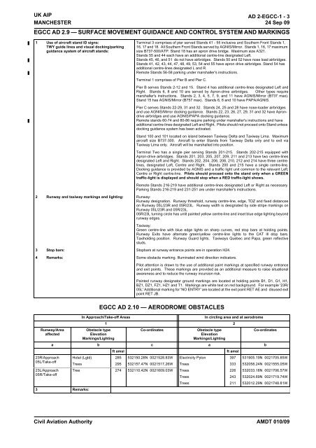 Egcc Departure Charts