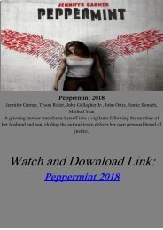 PUTLOCKERS FULL MOVIE Peppermint 2018 Streaming Online Free