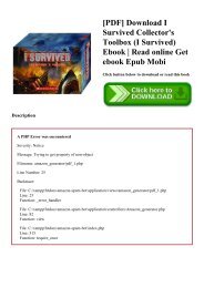 [PDF] Download I Survived Collector's Toolbox (I Survived) Ebook  Read online Get ebook Epub Mobi