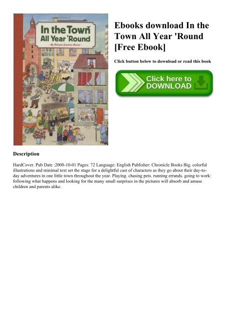 Ebooks download In the Town All Year 'Round [Free Ebook]