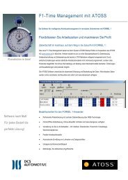 F1-Time Management mit ATOSS