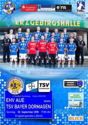 EHV-Post: EHV Aue gegen TSV Bayer Dormagen