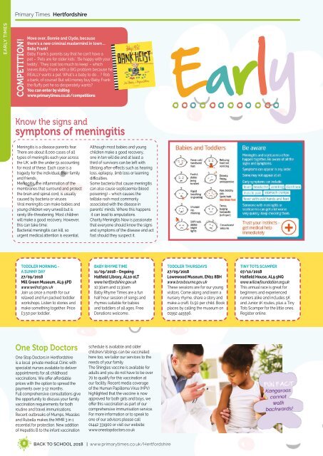 Primary Times Hertfordshire Back to School 2018