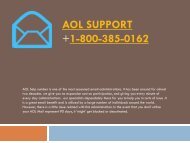 Aol Support Number- 1-800-385-0162 Support Tollfree Number