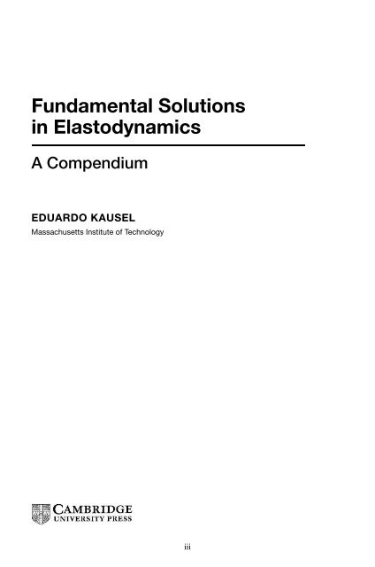 Eduardo Kausel-Fundamental solutions in elastodynamics_ a compendium-Cambridge University Press (2006)