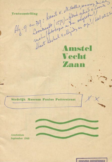 Amstel Vecht Zaan