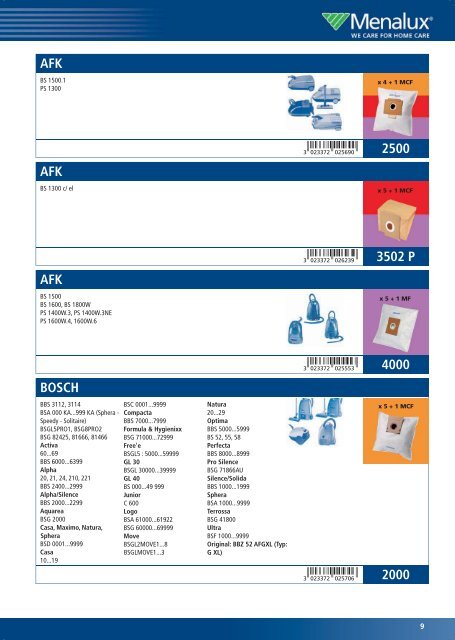 Menalux Katalog 2011.indd - Electrolux