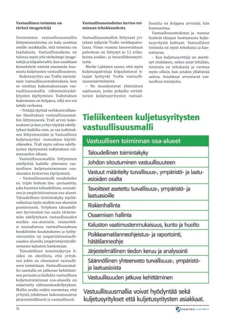 Kuljetus & Logistiikka 4 / 2018