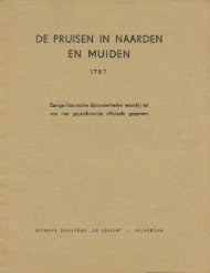 Pruisen in Naarden en Muiden 1787