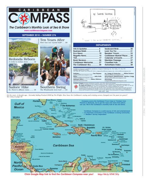 Caribbean Compass Yachting Magazine - September 2018