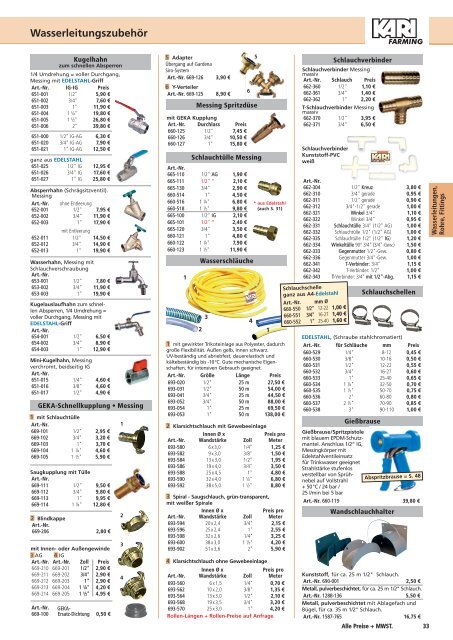 KARI FARMING -Katalog