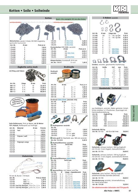 KARI FARMING -Katalog