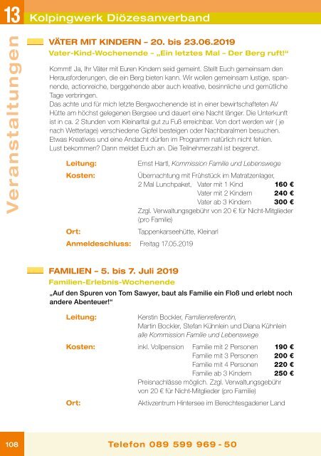 Kolping-Akademie München Programm 2018/2019