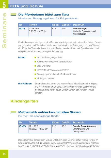 Kolping-Akademie München Programm 2018/2019