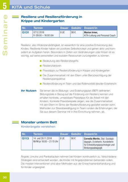 Kolping-Akademie München Programm 2018/2019