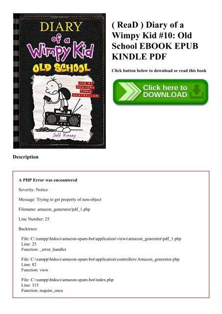 ( ReaD ) Diary of a Wimpy Kid #10 Old School EBOOK EPUB KINDLE PDF