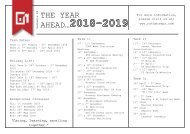 The Year Ahead 2018 - 2019