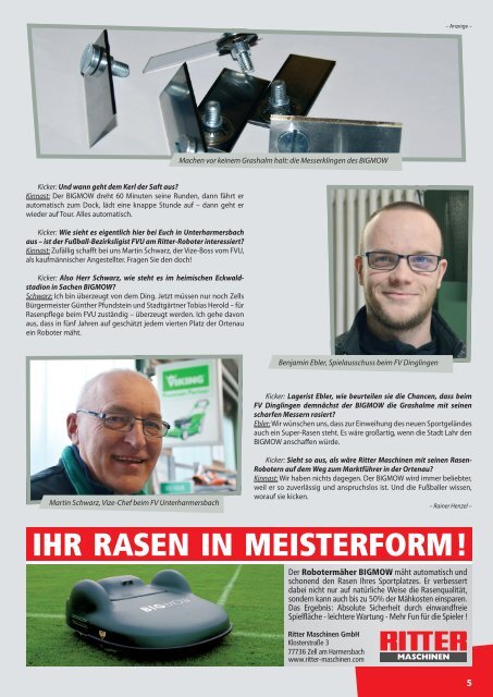 Kicker der Ortenau Winter 2017/2018