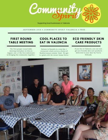 Community Spirit, Sept 2018