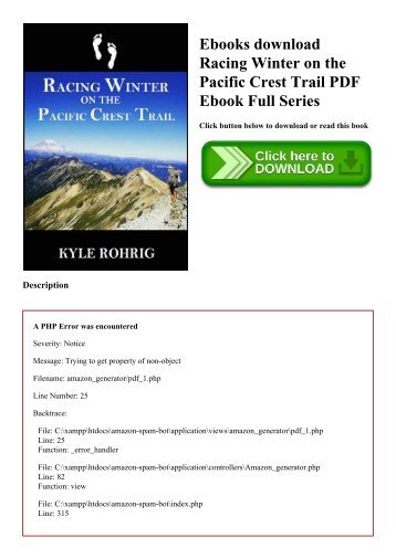 Ebooks download Racing Winter on the Pacific Crest Trail PDF Ebook Full Series