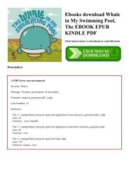 Ebooks download Whale in My Swimming Pool  The EBOOK EPUB KINDLE PDF