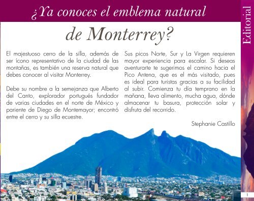 Descubre Monterrey 89 Septiembre Octubre 2018