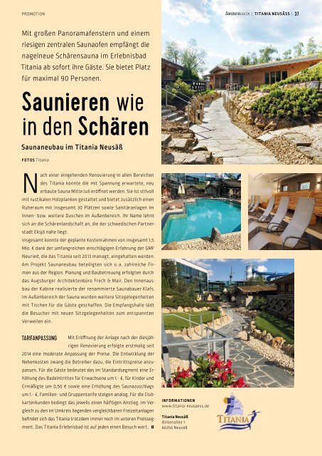 SchlossMagazin Bayerisch-Schwaben September 2018