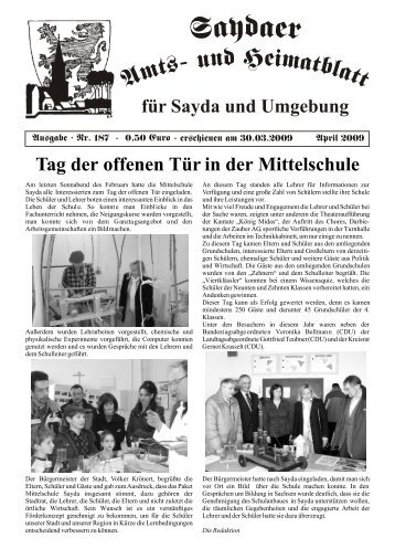 INFORMATION - Bergstadt Sayda