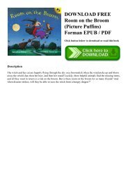 DOWNLOAD FREE Room on the Broom (Picture Puffins) Forman EPUB  PDF