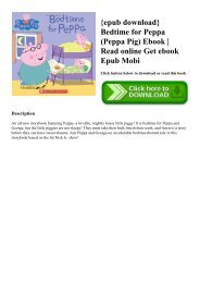 {epub download} Bedtime for Peppa (Peppa Pig) Ebook  Read online Get ebook Epub Mobi