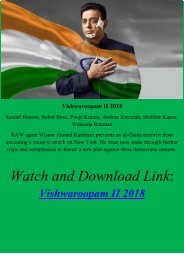 WATCH FULL PUTLOCKERS HINDI MOVIE Vishwaroopam II 2018 FULL ONLINE HD-BLURAY
