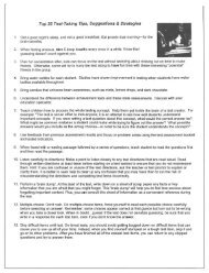 Top 25 Test-Taking Tips, Suggestions & Strategies