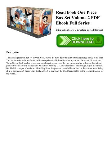 one piece box set volume 2