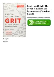 [read ebook] Grit The Power of Passion and Perseverance (Download Ebook)