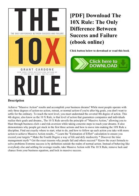 the 10x rule ebook download