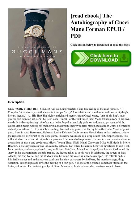 gucci mane autobiography audiobook free