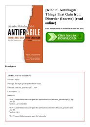 {Kindle} Antifragile Things That Gain from Disorder (Incerto) {read online}